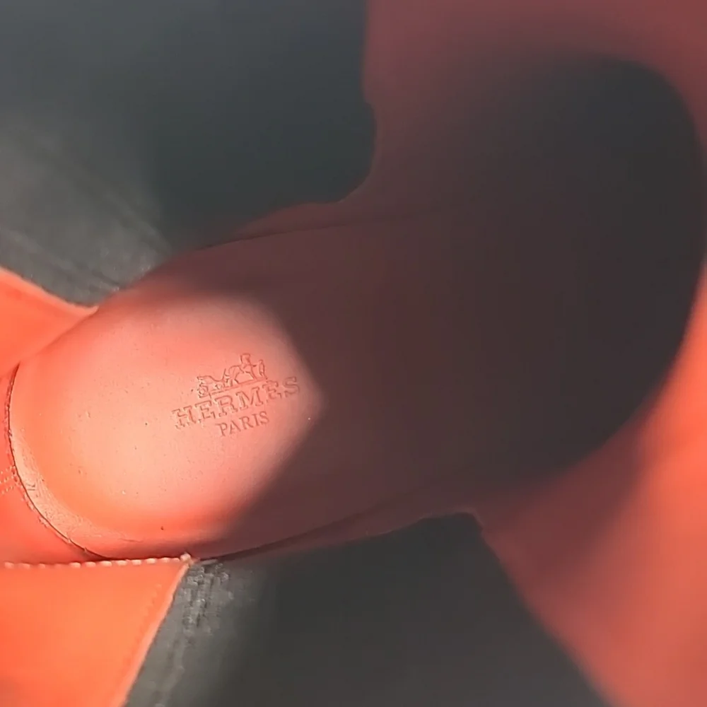 Hermes Kross Training Ankle Boots EU 42 (M 9-9.5, W 12) Brown Leather Made Italy - Picture 9 of 13